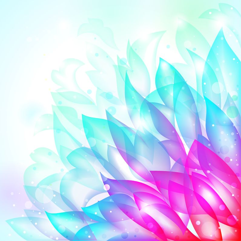 free vector Dream Flower Vector Background